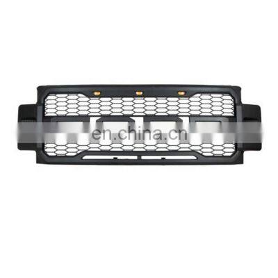 Front Black Grille Fit For F250 Super Duty 2017-2019 W/3 Lights