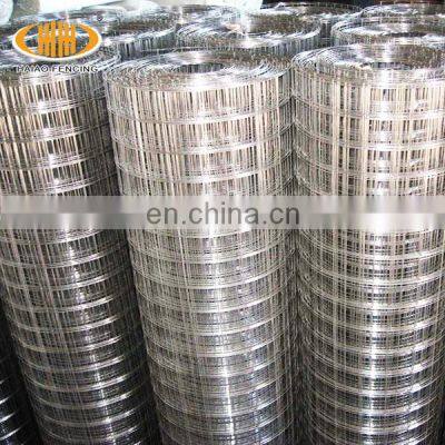 4x4 galvanized welded wire mesh panel for sale