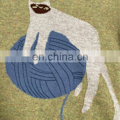 Женская короткорукавная кэшмирная футболка с индивидуальным рисунком photo-2