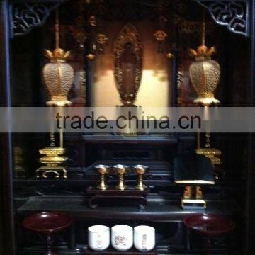 Buddhist used wooden altar for home