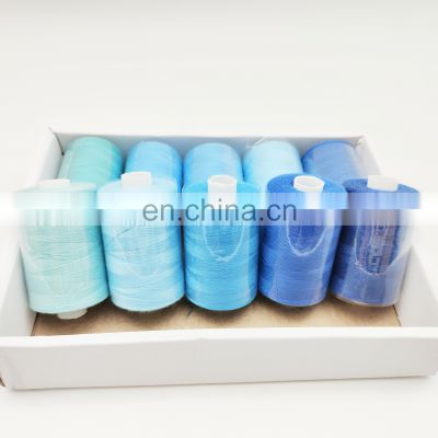 402 High Quality no Knotting  Small Coil Polyester Sewing Thread