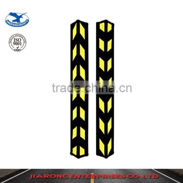 Wholesale 900mm reflective wall rubber parking corner guard PS034