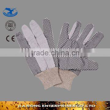 High Quality Jersey Cotton Gloves With PVC Dots LG078