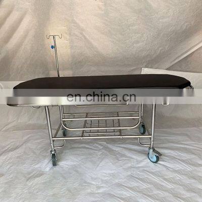 Factory Price Stainless Steel Ambulance Emergency Patient Transport Stretcher for Hospital photo-2