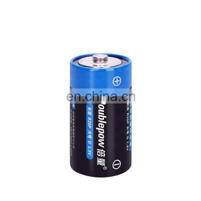 Factory price 1.5V R20P D size 0%Hg um-1 super heavy duty battery dry cell battery for radio