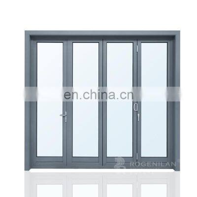 ROGENILAN 75 series aluminum accordion exterior glass folding door price