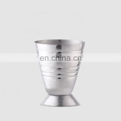 Factory Direct custom disposable single wine 150ml 1.25 90ml 75ml 2cl/4cl size metal jigger