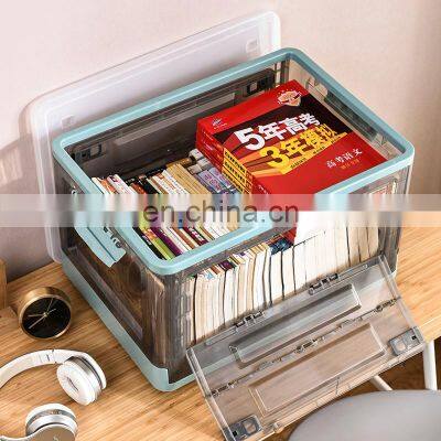 collapsible plastic storage container Multi-functional New Update Korea Style Foldable Plastic Folding Car Organizer Trunk Box