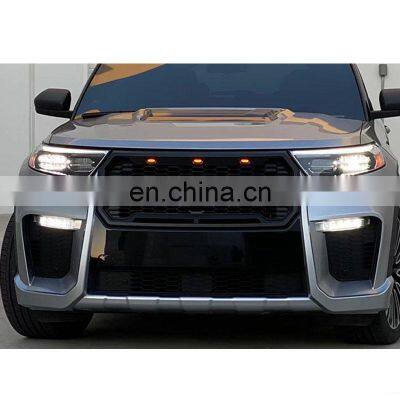Factory Price For Ford Explorer Refit Front Bumper With Grill for ForFord Explorer Body Kit Car Bumper 2020 2021 photo-2