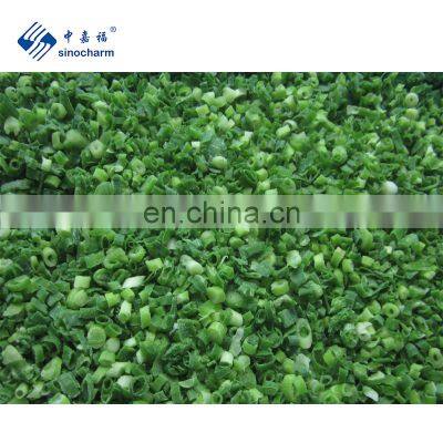 BRC A approved IQF Frozen Green Onion Frozen Sping Onion