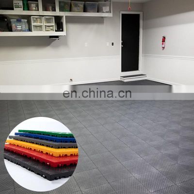 CH Assembly Multifunctional Eco-Friendly Strength Multicolor Durable Plastic 40*40*1.8cm Interlocking Garage Floor Tiles