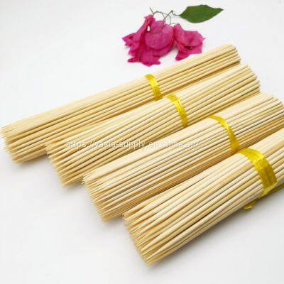 Disposable Natural and Reusable eco-friendly round bamboo skewer picks