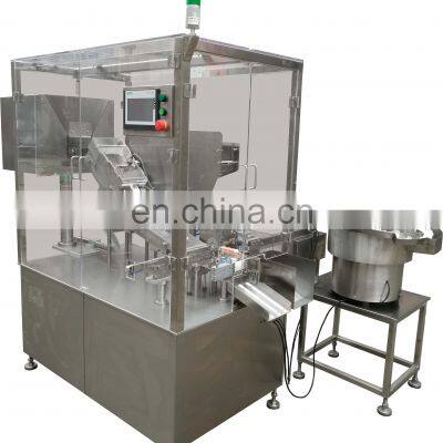 Shanghai pharmaceutical Automatic plastic Effervescent Vitamic C tablet tube filling sealing and machine with CE ISO certificate