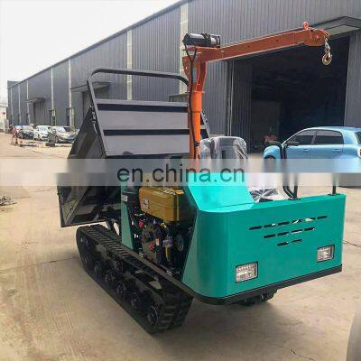1.6TON 2T Micro Mini Crawler Transporter Mountain Agricultural Tiger Dump Mountain Climbing Walking Tractor Mountain Climbing