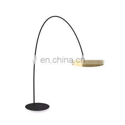 Modern Hotel And Apartment Living Room Black LED Floor Lamps