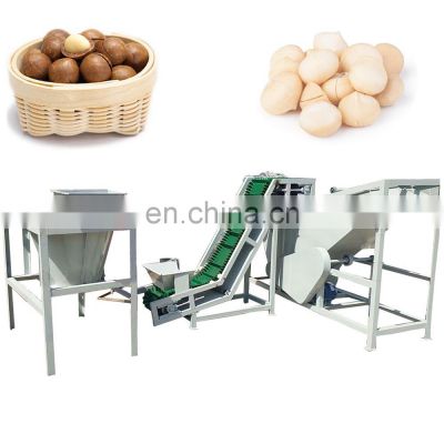 500kg per hour Macadamia nuts shelling machine/hawaii nut tapping machine/ macadamia nut breaker cracker de- huller