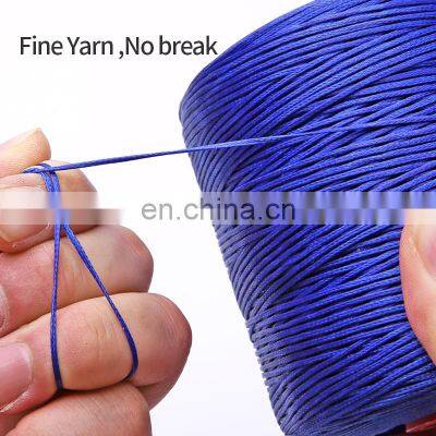 Wholesale 0.8MM Wax Poly Thread Cord Waxed Thread For Leather Sewing photo-2
