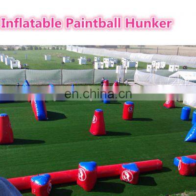 Commerical Inflatable Paintball Hunkers Air Paintball Obstacle Battle Field photo-3