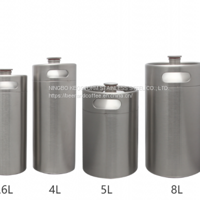 2022 New Product Stainless Steel Grade 304 Mini Keg Growler for Beer, Spirit, Coffee photo-5