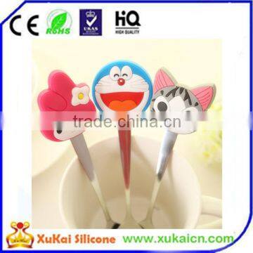 cute cat silicone spoon