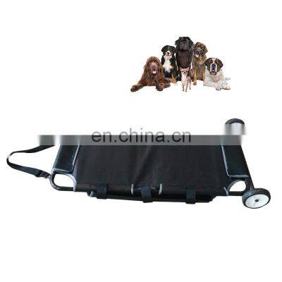 HC-R042 Cheap price Veterinary equipment Animal stretcher with wheels /Transfer animal stretcher For Pet Rescue