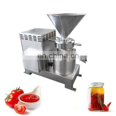 commercial automatic vertical nut peanut sauce butter jam make grinder stone 80 cocoa bean colloid mill machine