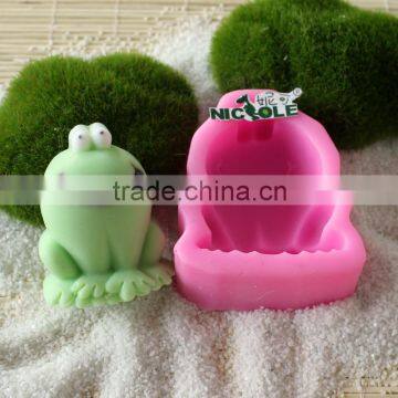 3D Frog Animal Shape Silicone Chocolate Mould Cartoon Soap Mold