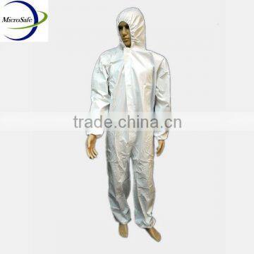 White Microporous Coverall Uniform