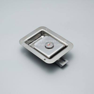 stainless steel paddle latch Flat lock with key
