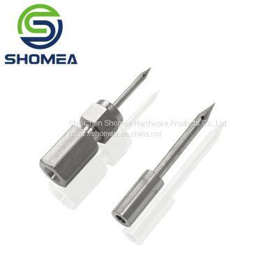 Shomea Customized 304/316L  Stainless Steel pencil point tip  Micro Valve Drywall needle with side hole