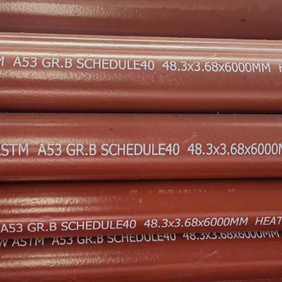 ASTM A53 Gr.A &Gr. B Carbon ERW Steel Pipe for high Temperature