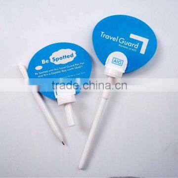 2016 Promotion PP Fan With Stick Handle, Cheap Handle Fan for Advertisment photo-5