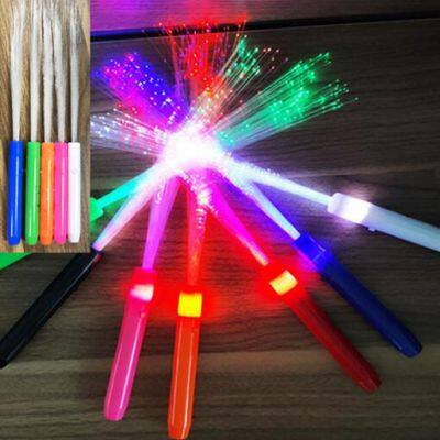 Ishine Luminous Glow Flashing Magic Wand Led Toy Wands Light Up Fiber Optic Wand