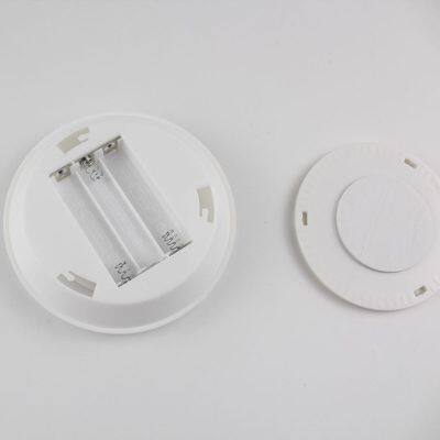 4 Inch Battery Operated Baby Adjustable Brightness Timer Puck Night Light With Remote Controller