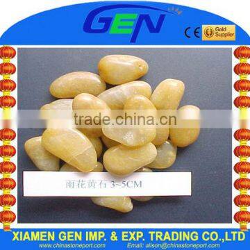 yellow stones high quality price pebble stone