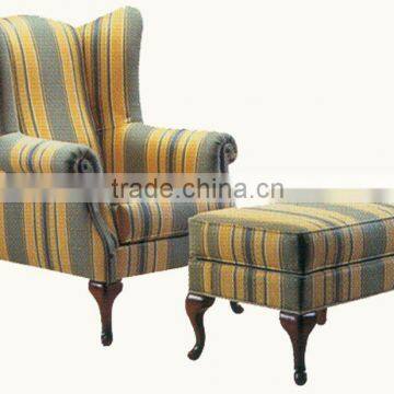 american style sofa with stool PFS3405