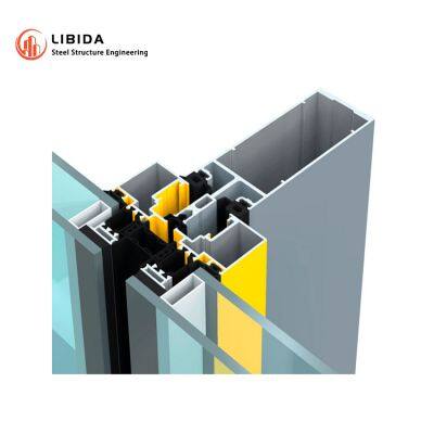 Frameless Aluminum Glass Curtain Wall System Glazed Facades photo-5