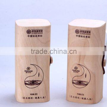 Chinese tea wooden packaging box for custom