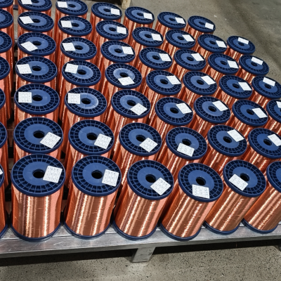 Heiße Verkaufsangebote: Emailummantelte Kupferummantelte Aluminiumdrähte für Spulen, die die sgs-Zertifizierung erreichen photo-2