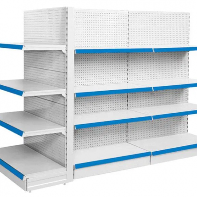 Heavy Duty Retail Display Cold-Rolled Steel Rack Supermarket Shelf