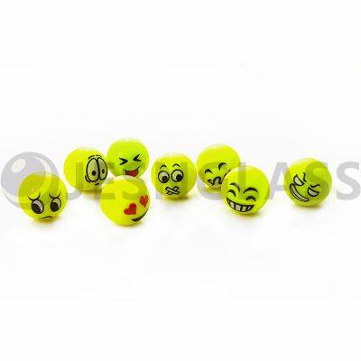 Factory Wholesale Various Design High Bouncy Ball Emoji Bouncy Toy Rubber Balls photo-5