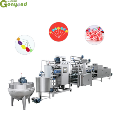 Fábrica de Máquina de Fabricação de Chupetês de Leite Pequenos e Linha de Produção de Doces Duros