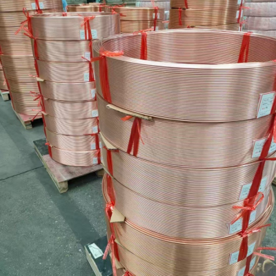 Copper Finned Tube Heat Exchanger Tube Fin Copper Tube for Condenser Evaporator photo-2