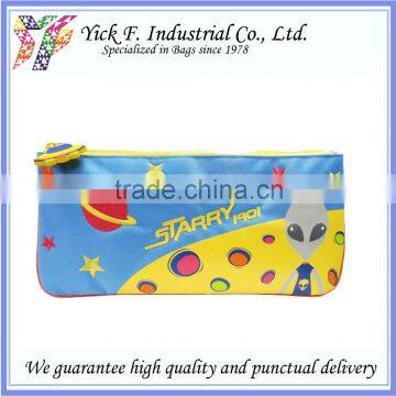 Cutie Alien in the Space Twill Nylon Kids Children Pencil Case/ Pencil Bag