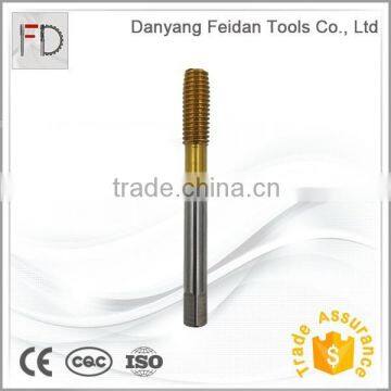 Metric Sized Golden TiN Coated Thread Forming Machine Screw Taps Ground Thread