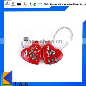 love heart shaped padlock/metal digital combination lock                        
                                                Quality Choice
                                                                    Supplier's Choice