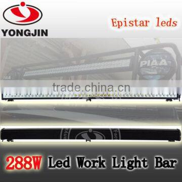 Car accessories auto parts 288w led light bar for Jeep/truck