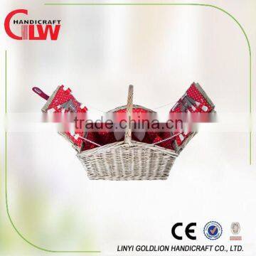 hamper basket, wicker picnic baskets wholesale, easter hamper for 4 person