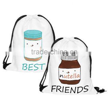 String Bag for Baby 3d School Bag New Design School Bag Backpack School Bag
