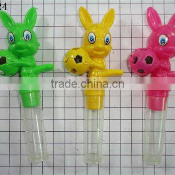 Football Bunny Whistle Candy Toys